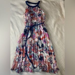 LIBERTY OF LONDON Spring Dress Pleated Chiffon